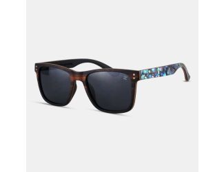 Abalone Wayfinder - Ebony Wooden Sunglasses Black