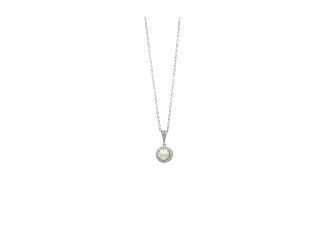 Pearl and CZ Showcase Necklace