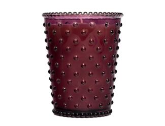 K. Hall Hobnail Glass Candle