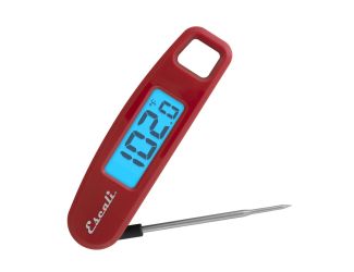 Escali - Compact Folding Digital Thermometer, Red
