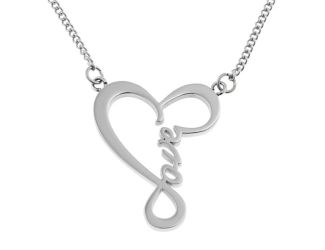 Joyful Sentiments Script Love Pendant Necklace