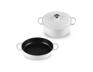 3pc Signature Cast Iron Set White