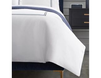 Grande Hotel Duvet Cover - Queen- Ivory/Ivory