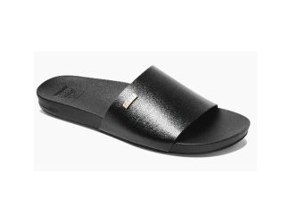 Womens Cushion PU Scout Sandal-Black/Black-7