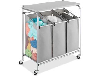 Triple Sorter Ironing and Folding Table