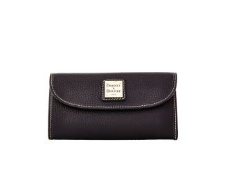 Pebble Grain Continental Clutch