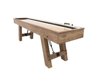 American Legend - Brookdale 9' LED Light Up Shuffleboard Table with Bowling