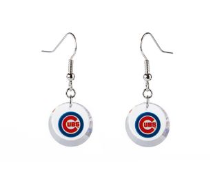 Pick Off Cubs Earrings Exclusive