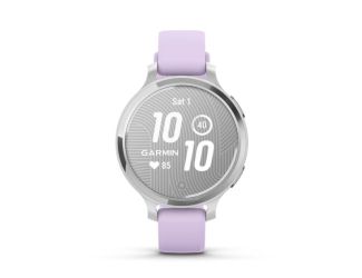 Lily 2 Active Smartwatch Silver w/ Purple Jasmine Silicone Band