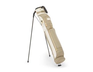  Alpha Golf Range Bag- Off White/Tan