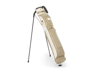  Alpha Golf Range Bag- Off White/Tan
