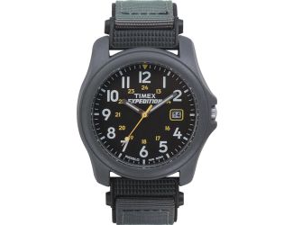 Unisex Traditional 30-Lap Black and Gray Resin Strap Watch