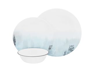 Boutique Tranquil Reflection 12pc Round Dinnerware Set