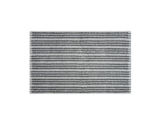 Contrast Stripe Bath Rug Size 20"W x 32"L