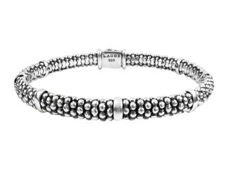 Sig. Caviar Petite Oval Rope Bracelet