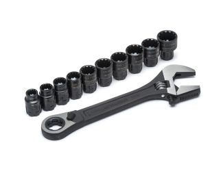 Crescent 11 Pc. Pass Thru Adjustable Wrench Set