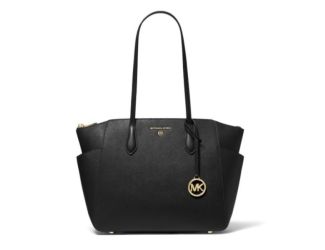 Marilyn Medium Top Zip Tote  Black