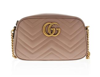 GG Marmont Small Matelass Cross Body Ba Size 9.5x5x3
