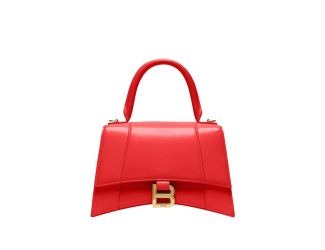 Hourglass Small Top Handle Bag - (Red)