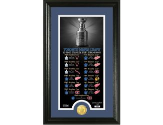 Toronto Maple Leafs "Legacy" Supreme Bronze Coin Panoramic Photo Mint