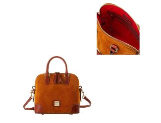 Suede Domed Satchel