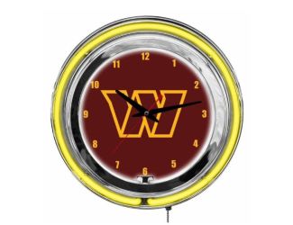 Washington Commanders 18" Neon Clock