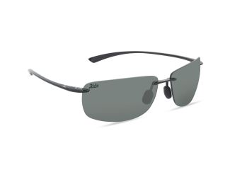 Hobie Unisex Rips Sunglasses - Shiny Black/Grey Polarized Lens