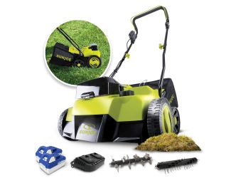 Cordless Walk-Behind Lawn Dethatcher