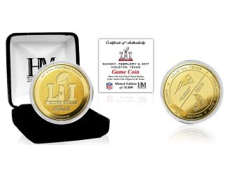 Super Bowl 51 Gold Flip Coin