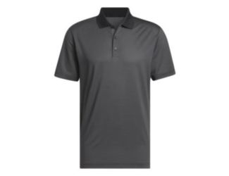 Adidas Ottoman Stripe 2024 Golf Polo - Black/Grey Six/L