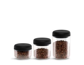 Fellow Atmos Vacuum Canister 3 Pack (0.4 & 0.7 & 1.2 L) - Clear Glass