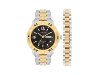 Men's Silver-tone Stainless Steel Set