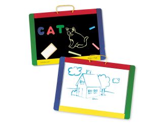 Magnetic Chalkboard & Dry-Erase Board Ages 3+ Years