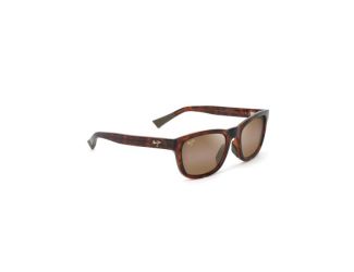 Kapi'i Polarized Sunglasses Shiny Dark Havana Frame HCL Bronze Lens