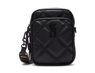 BDRAKEE Quilted Phone Crossbody Bag - Black