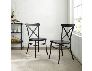 Camille 2Pc Metal Chair Set
