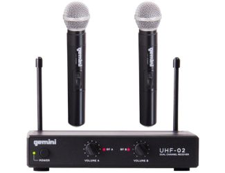 UHF Wireless Dual Microphone System