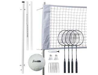 Professional Volleyball/Badminton Combo Set