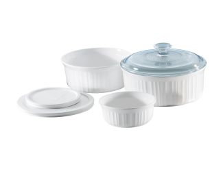 French White 6pc Bakeware Set