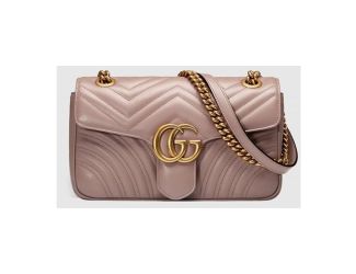 GG Marmont Small Matelasse Shoulder Bag - (Dusty Pink)