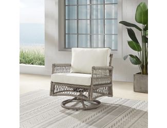 Thatcher Outdoor Wicker Swivel Rocker Chair