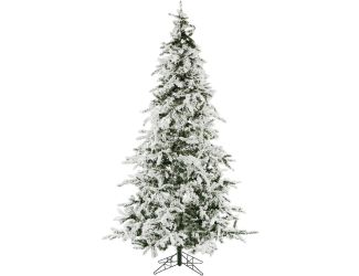 7.5-Ft. White Pine Snowy Artificial Christmas Tree
