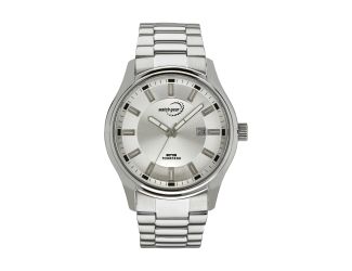 Men's Silver Sunray Dial Watch