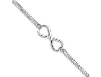 Sterling Silver Infinity Symbol Bracelet