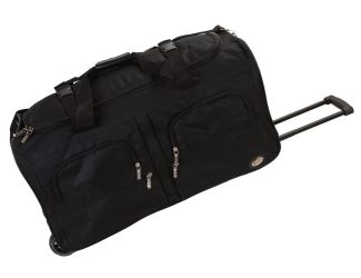 36" Rolling Multi-Pocket Duffle - Black