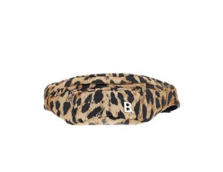 Balenciaga Nylon Leopard Print Belt Bag