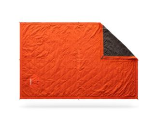 Field Blanket Microfleece - Ember Orange
