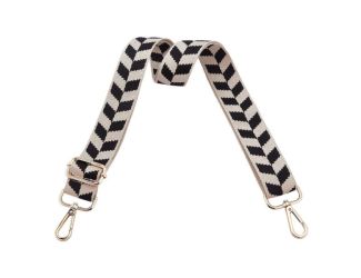 Black and White Bag Strap