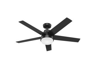 Aerodyne 52" Wifi Ceiling Fan w/ Light Kit Matte Black