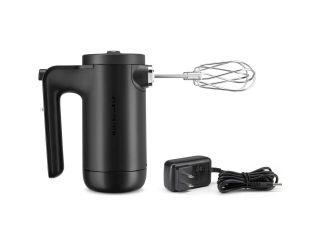 Cordless 7-Speed Hand Mixer with Turbo Beaters II in Black Matte